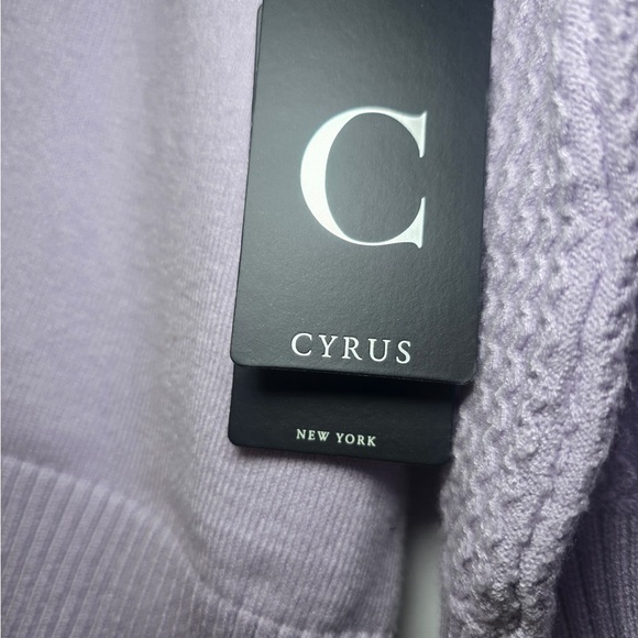 Cyrus Woman’s Lavendar Sweater Size 2X NEW Plus Textured Retail $99 Light - Picture 5 of 11